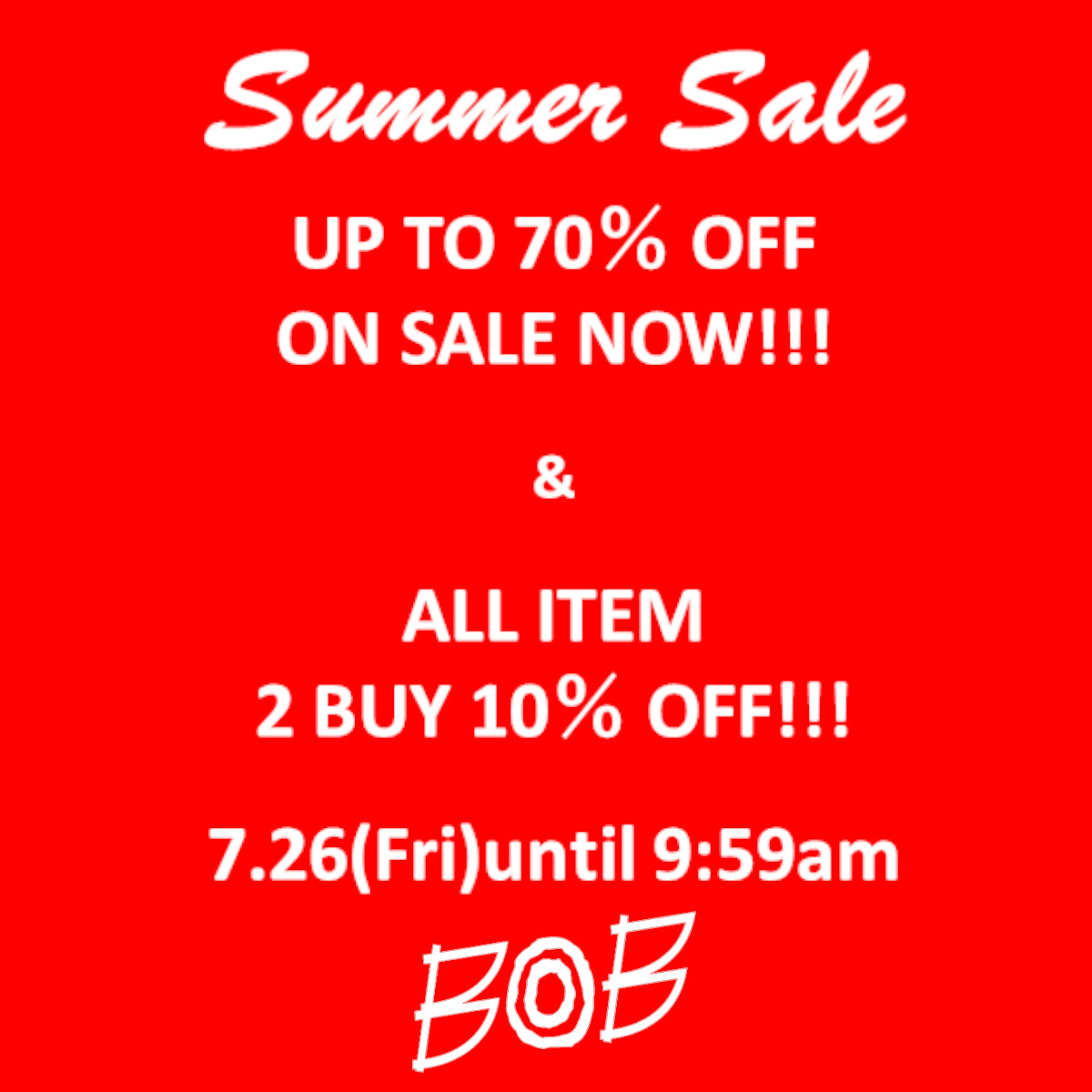 2BUY10%OFFイベント実施!