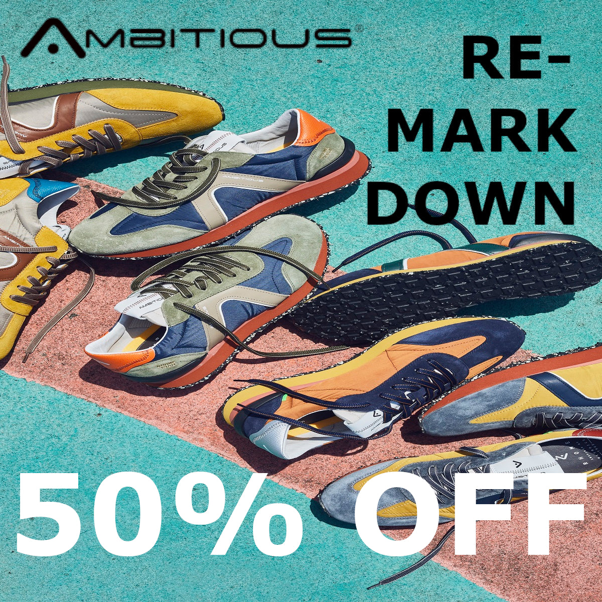AMBITIOUS SNEAKERS RE-MARK DOWN