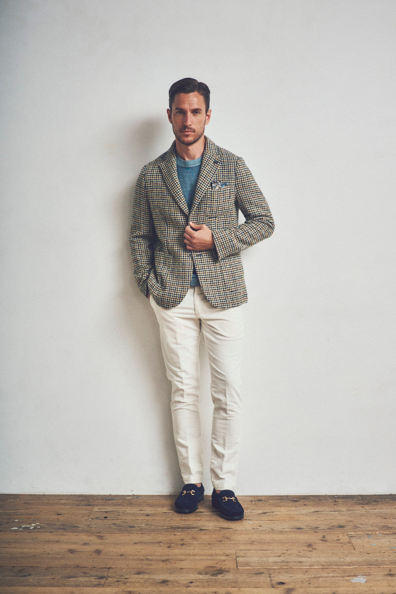 POCK123T ガンクラブチェックパターンジャケット / Col:VAR1 レッド系