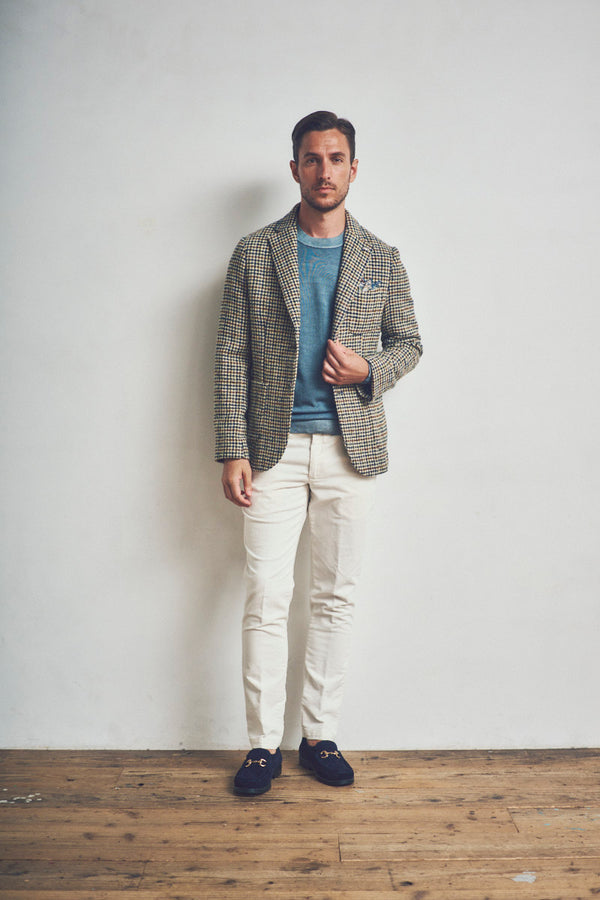 POCK123T ガンクラブチェックパターンジャケット / Col:VAR1 レッド系