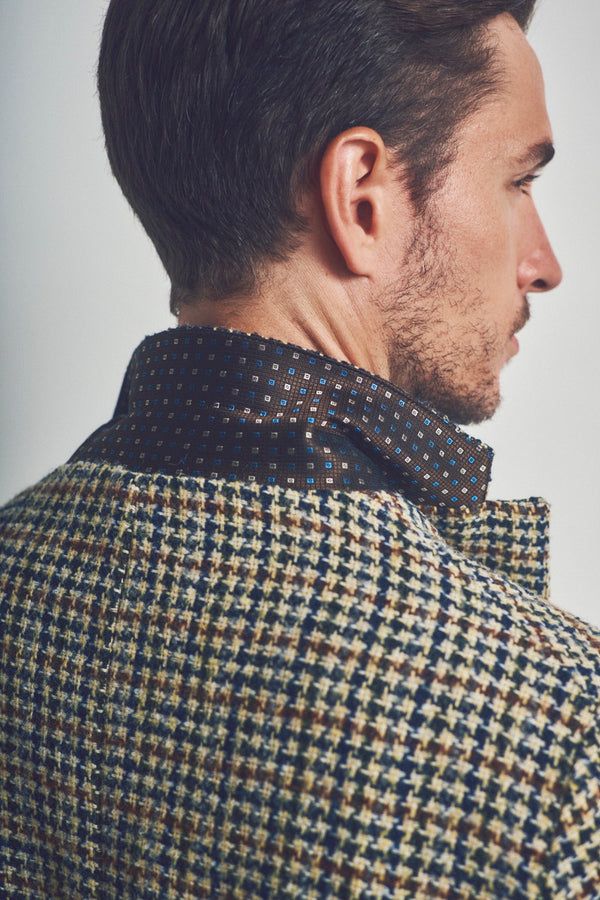 POCK123T ガンクラブチェックパターンジャケット / Col:VAR1 レッド系