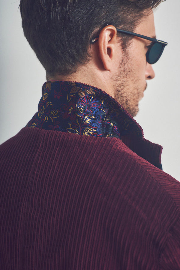 TACK118 コーデュロイマテリアル ジャケット / Col:BORDEAUX