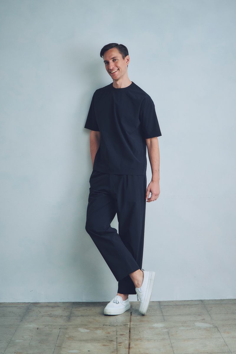 J-11 日本別注 "mateReco" モディファイド・テックTEE / NERO ブラック