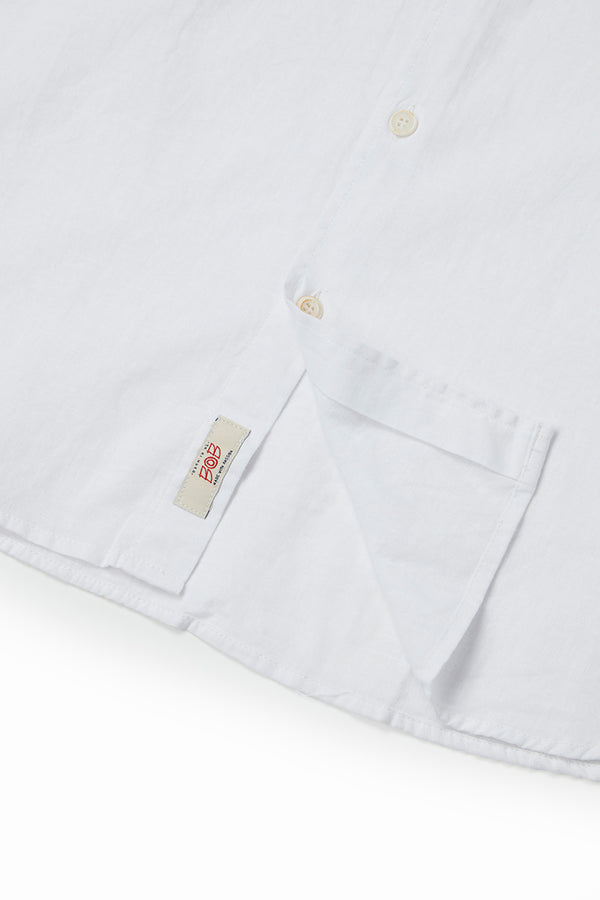 ワンポイントロゴハンドステッチシャツ / Col:BIANCO