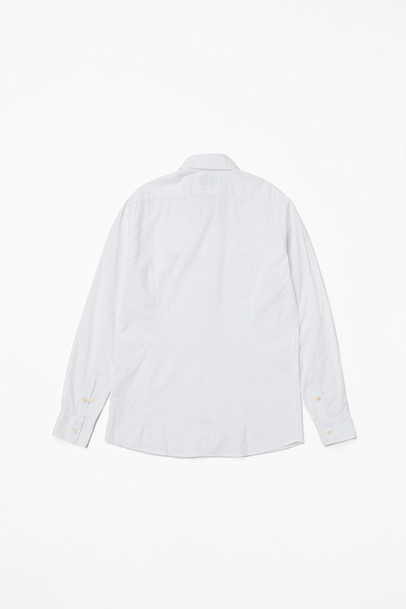 ワンポイントロゴハンドステッチシャツ / Col:BIANCO