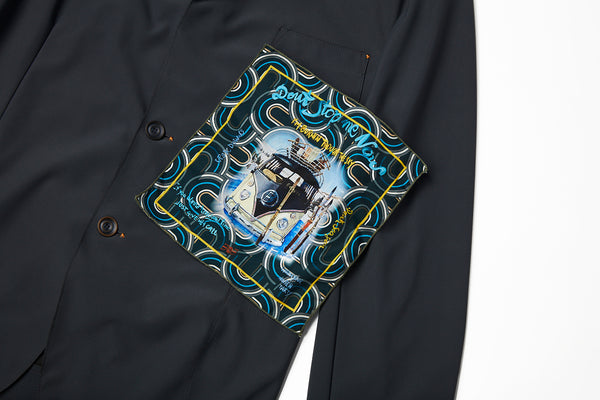 テクニカルファブリックストレッチジャケット / Col:LAVAGNA グレー系