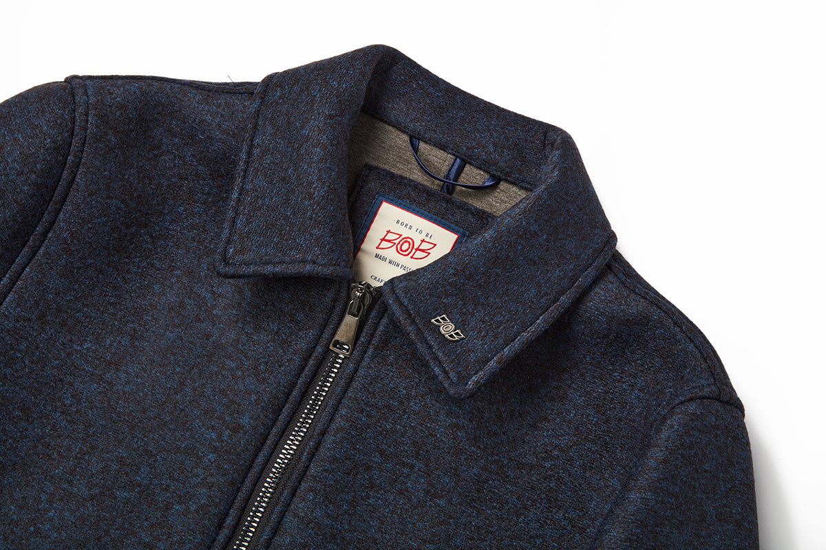 ボンディング A-2フライトジャケット / NERO ブラック系