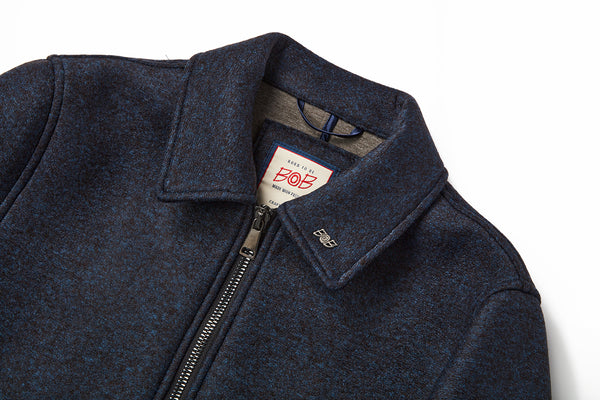 ボンディング A-2フライトジャケット / NERO ブラック系