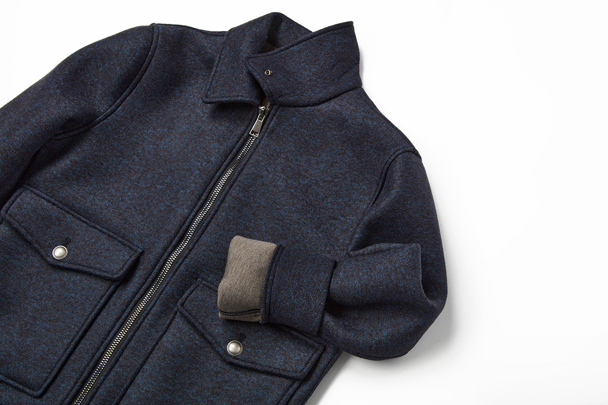 ボンディング A-2フライトジャケット / NERO ブラック系