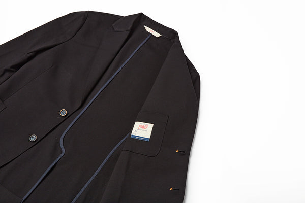 テクニカルファブリックイージージャケット / Col:BLU ネイビー系