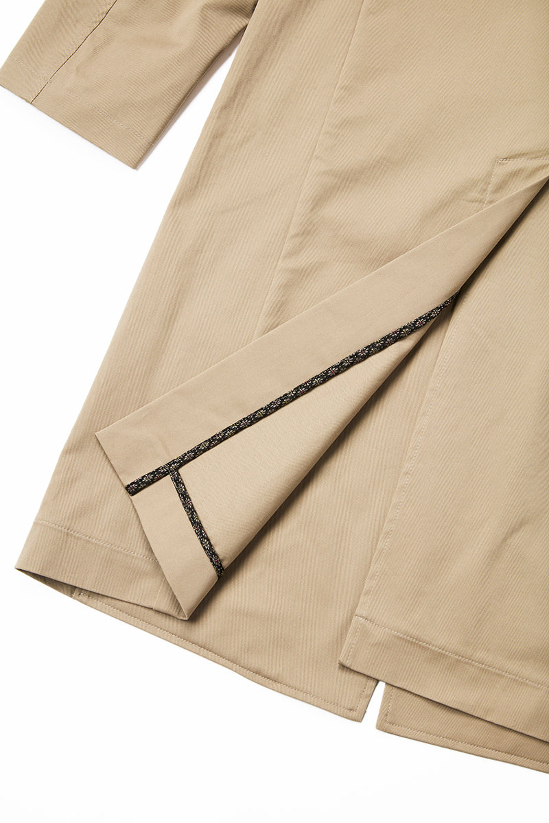 ハンドステッチトップコート / Col:SABBIA ベージュ