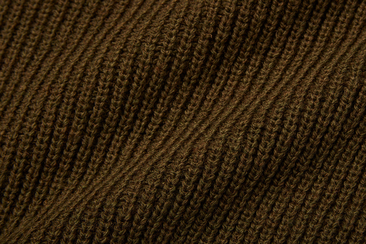 【24AW】Military Design Crewneck knit №074741714 / Col:MILITARE カーキ系
