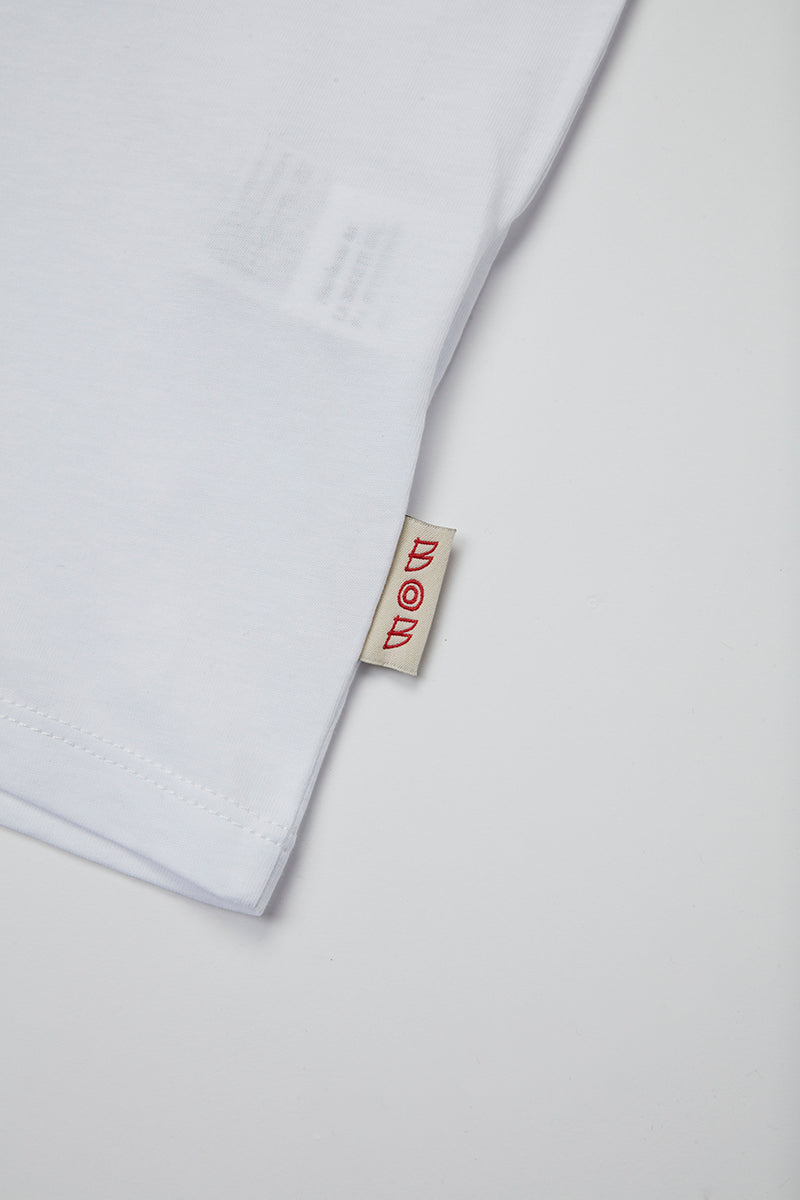 パッチワークTシャツ / Col:BIANCO ホワイト