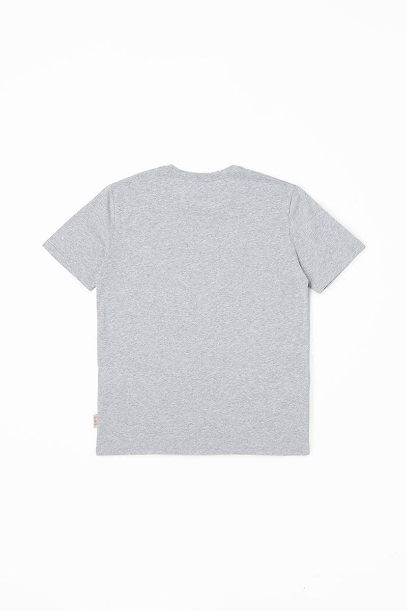 パッチワークTシャツ / Col:MELANGE 杢グレー