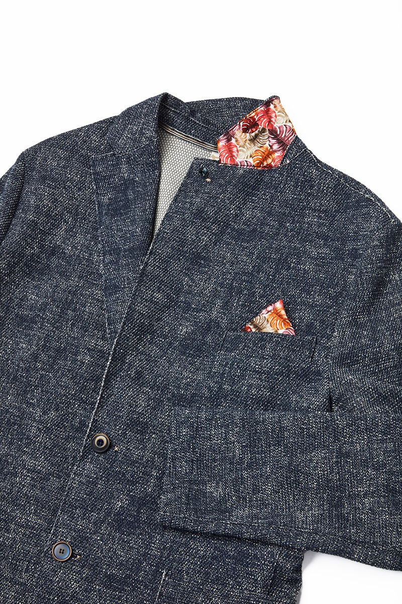 バーズアイイージージャケット / Col:NOTTE ダークネイビー