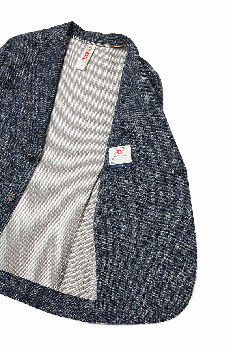 バーズアイイージージャケット / Col:NOTTE ダークネイビー