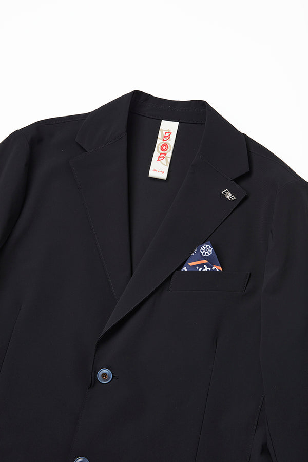 テクニカルファブリックジャケット / Col:NERO ブラック