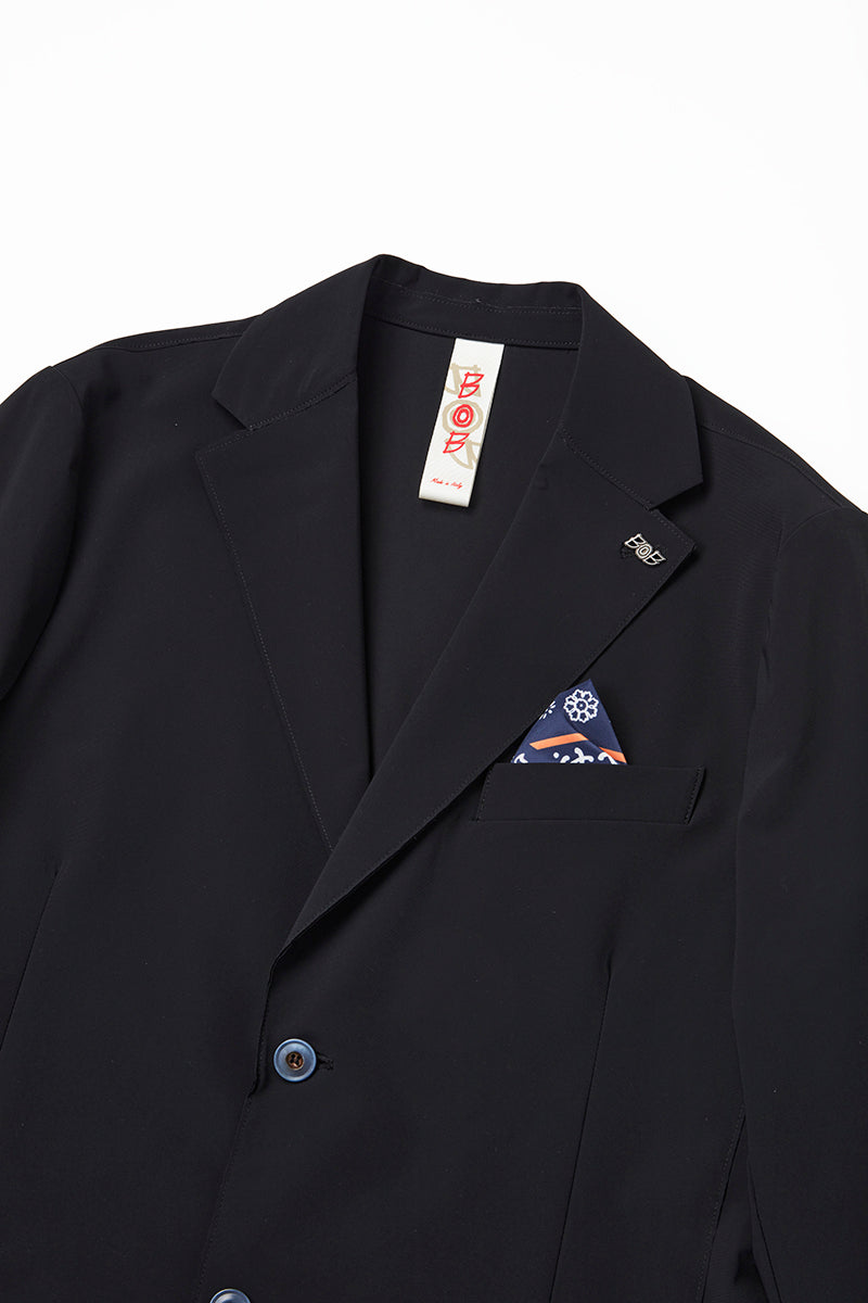 テクニカルファブリックジャケット / Col:NERO ブラック