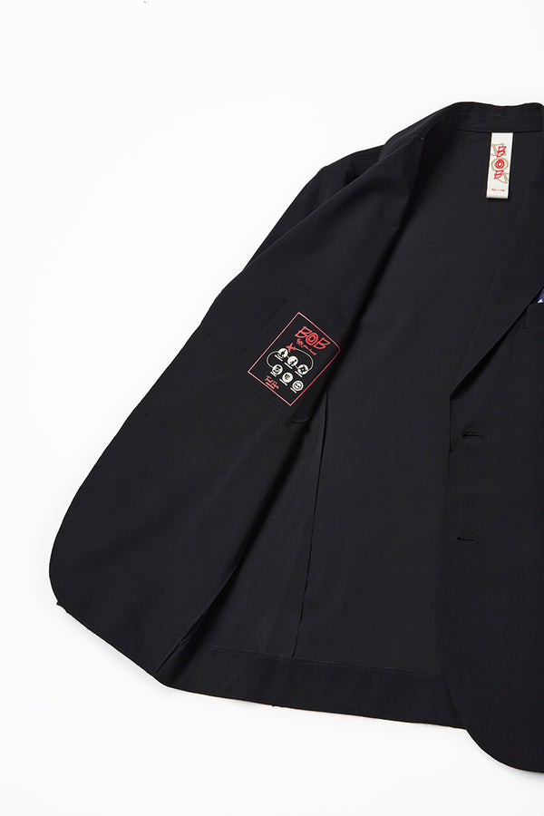 テクニカルファブリックジャケット / Col:NERO ブラック