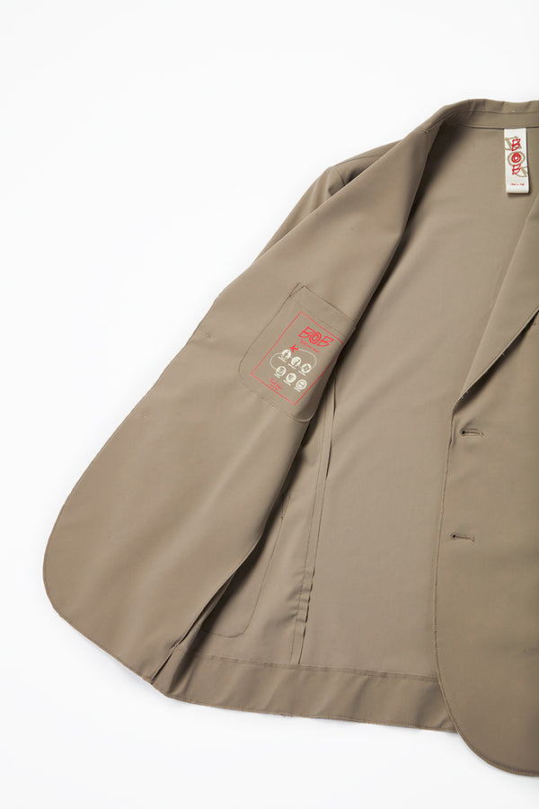 テクニカルファブリックジャケット / Col:NOCE クルミ