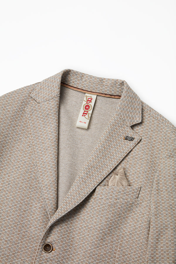 リネンテイストイージージャケット / Col:SABBIA サンドベージュ