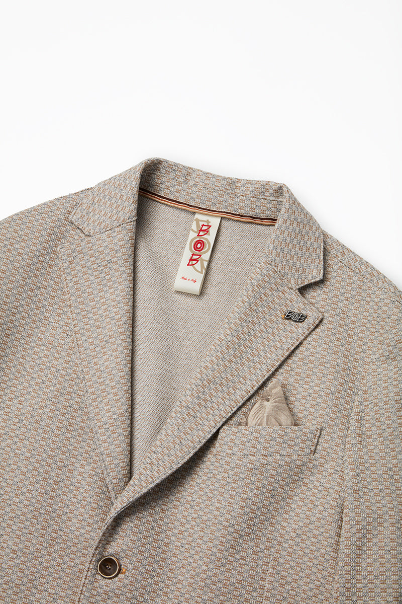 リネンテイストイージージャケット / Col:SABBIA サンドベージュ