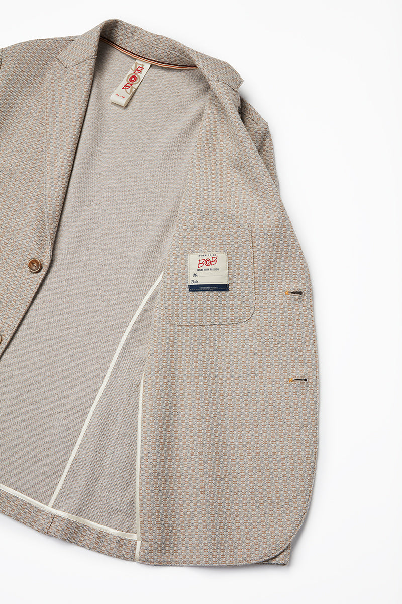 リネンテイストイージージャケット / Col:SABBIA サンドベージュ