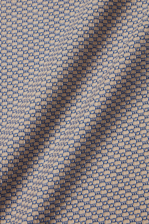 ジャガードパターンイージージャケット / Col:ROYAL ロイヤルブルー