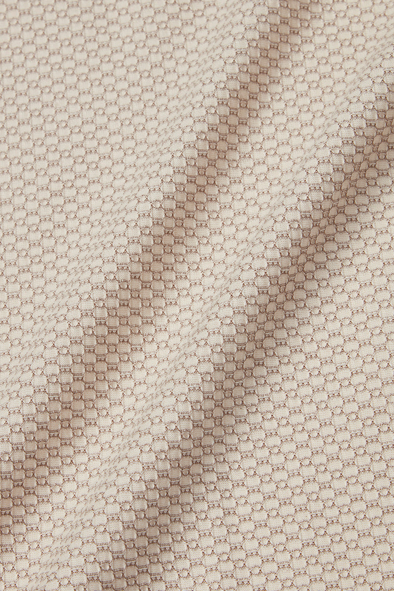 ジャガードパターンイージージャケット / Col:CORDA ロープベージュ