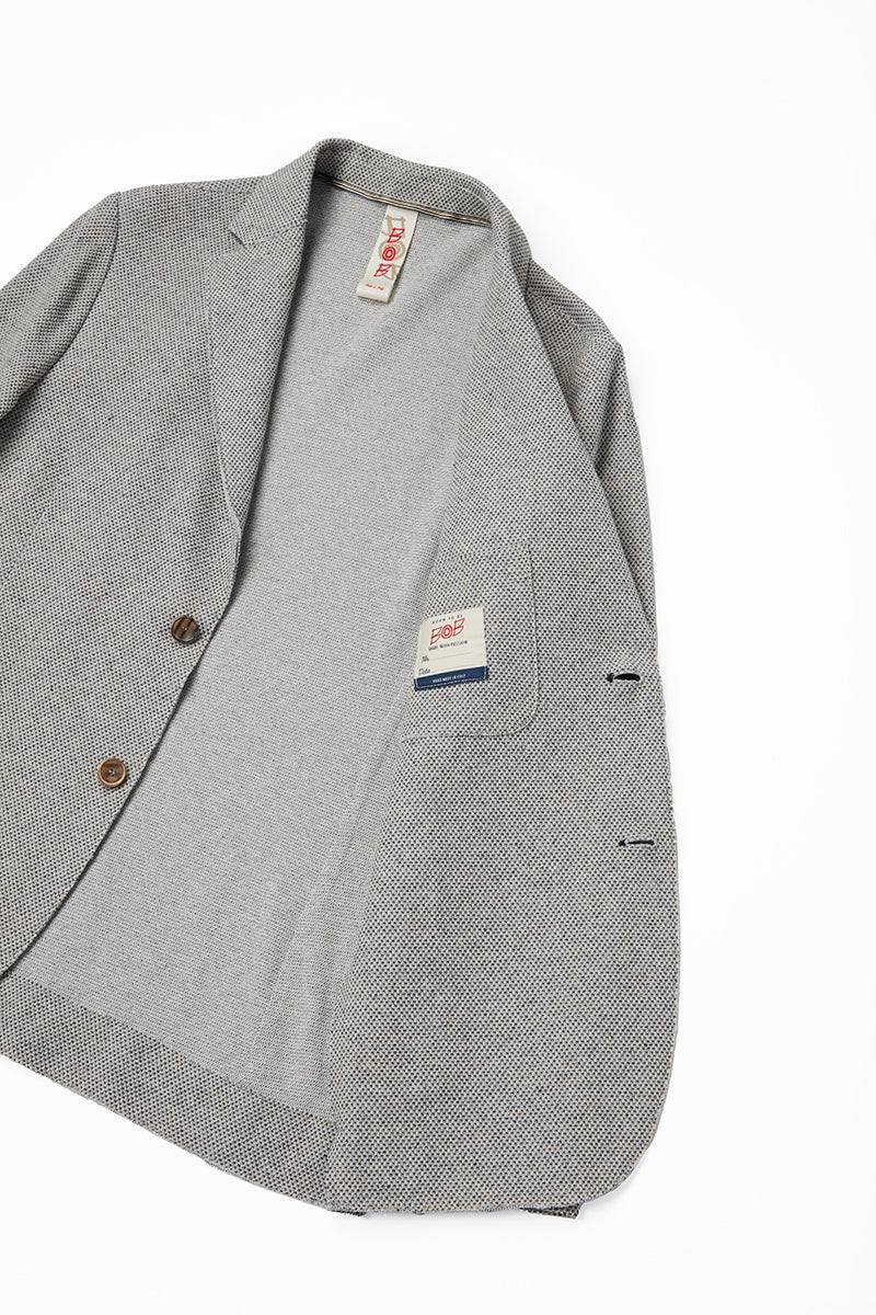 リネンテイストイージージャケット / Col:NERO ブラック