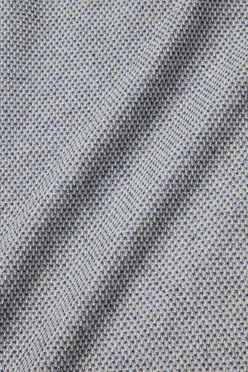 リネンテイストイージージャケット / Col:BLU ネイビー系