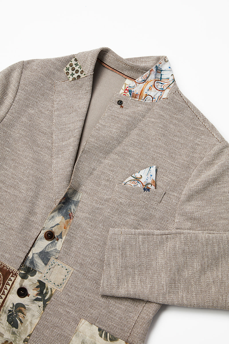 【25SS新作】Handmade Embroidery Jacket / №074753134 / Col:NOCE クルミ