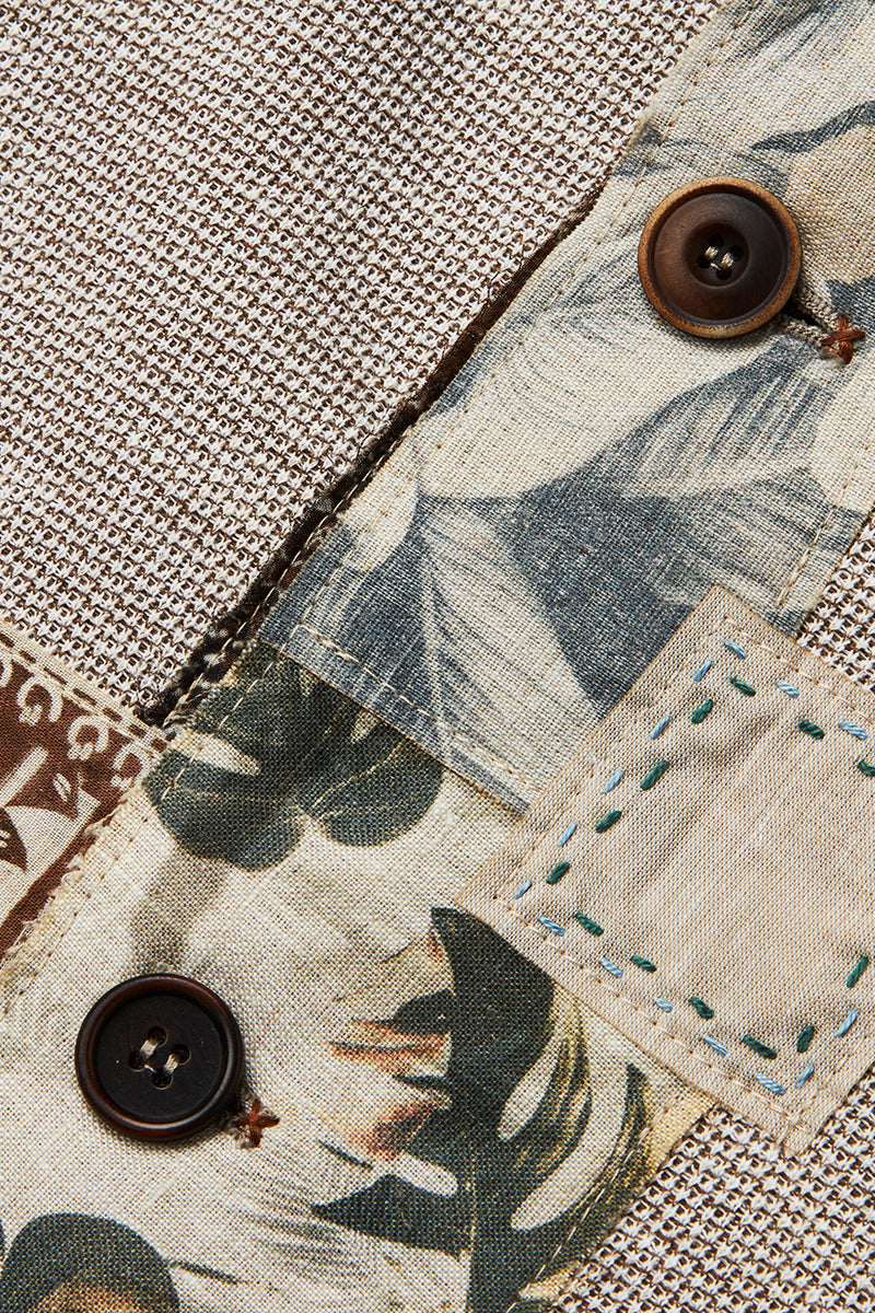 【25SS新作】Handmade Embroidery Jacket / №074753134 / Col:NOCE クルミ