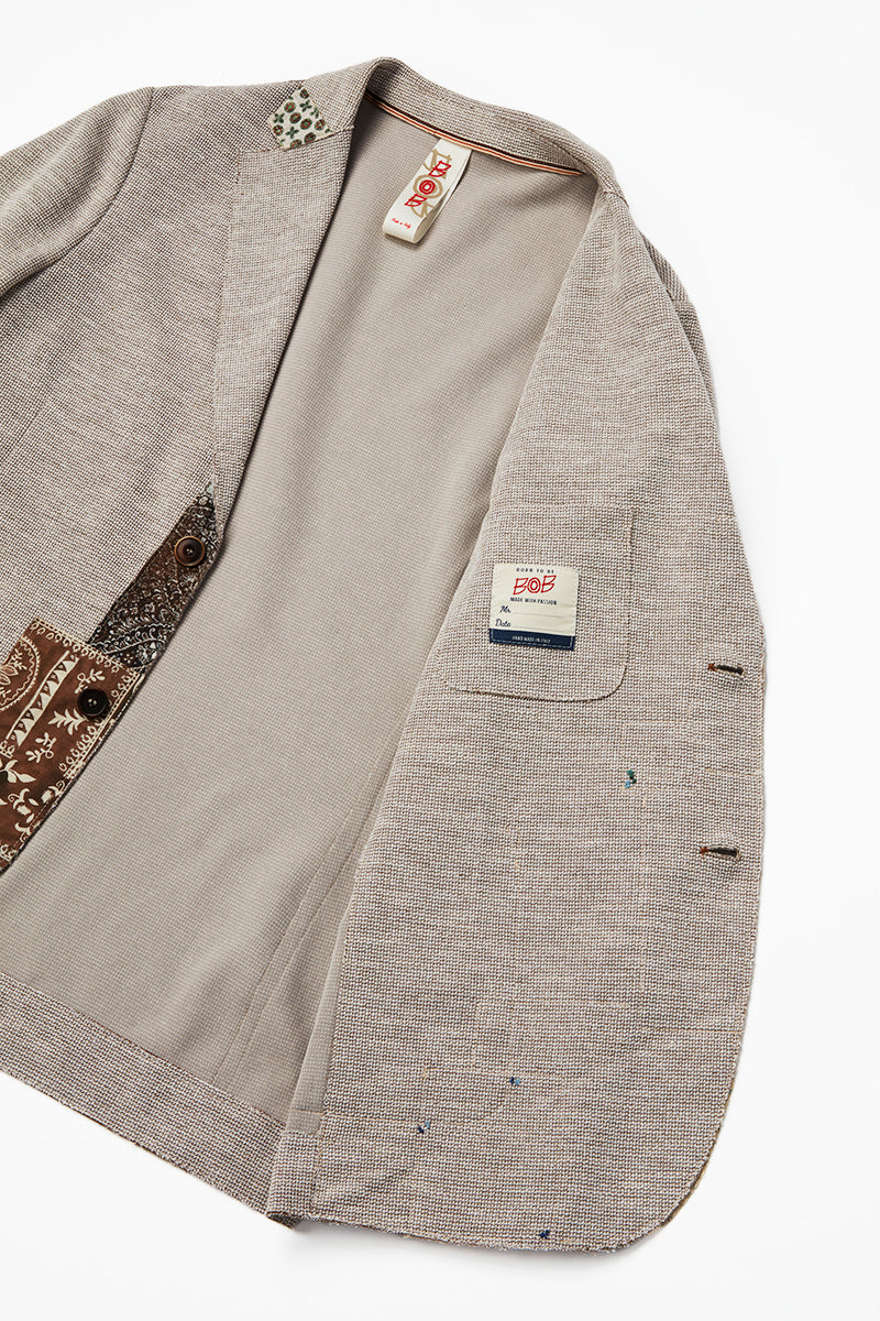 【25SS新作】Handmade Embroidery Jacket / №074753134 / Col:NOCE クルミ