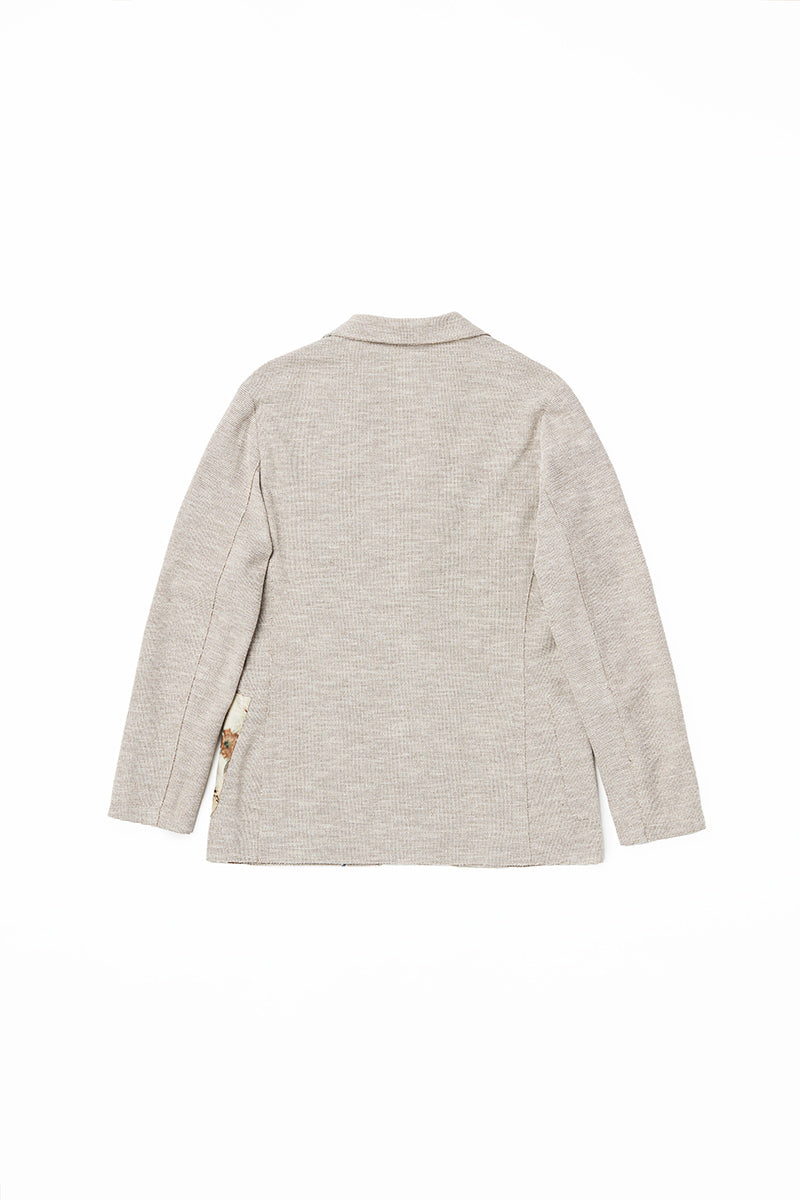 【25SS新作】Handmade Embroidery Jacket / №074753134 / Col:NOCE クルミ