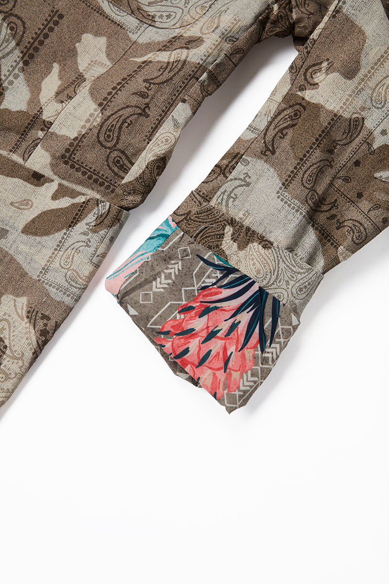 【25SS新作】Camouflage Pattern Print Jacket / Col:UNICA