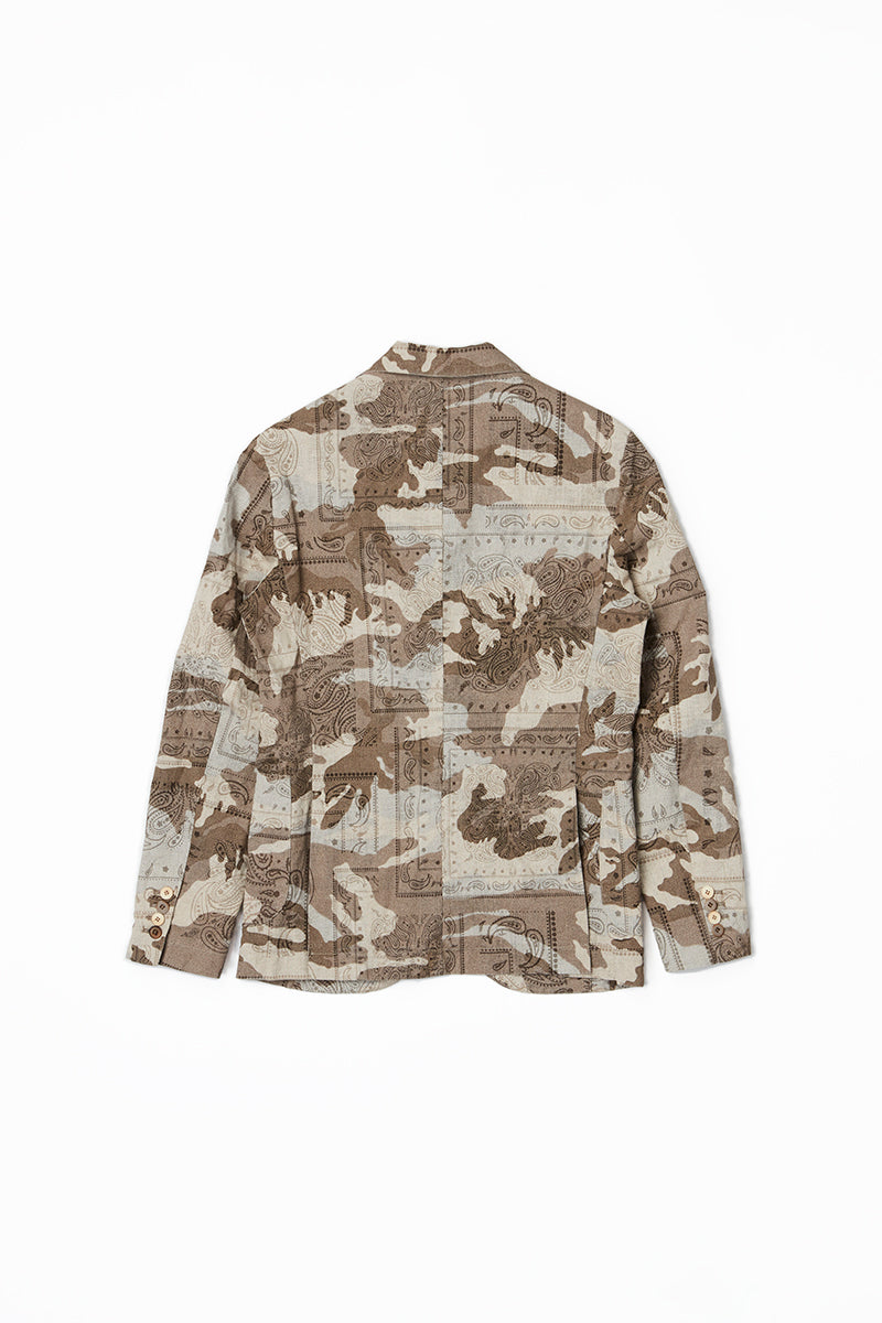 【25SS新作】Camouflage Pattern Print Jacket / Col:UNICA