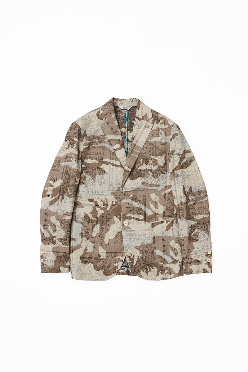 【25SS新作】Camouflage Pattern Print Jacket / Col:UNICA