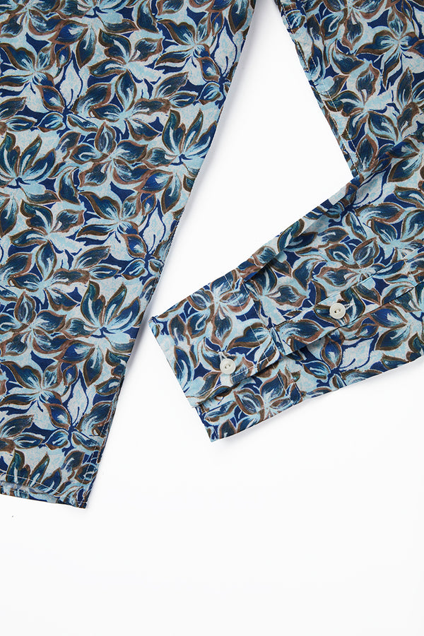 ファンタジープリントシャツ / Col:UNICA ブルー系