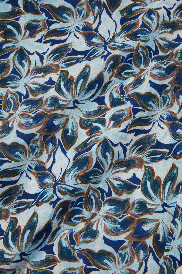 ファンタジープリントシャツ / Col:UNICA ブルー系