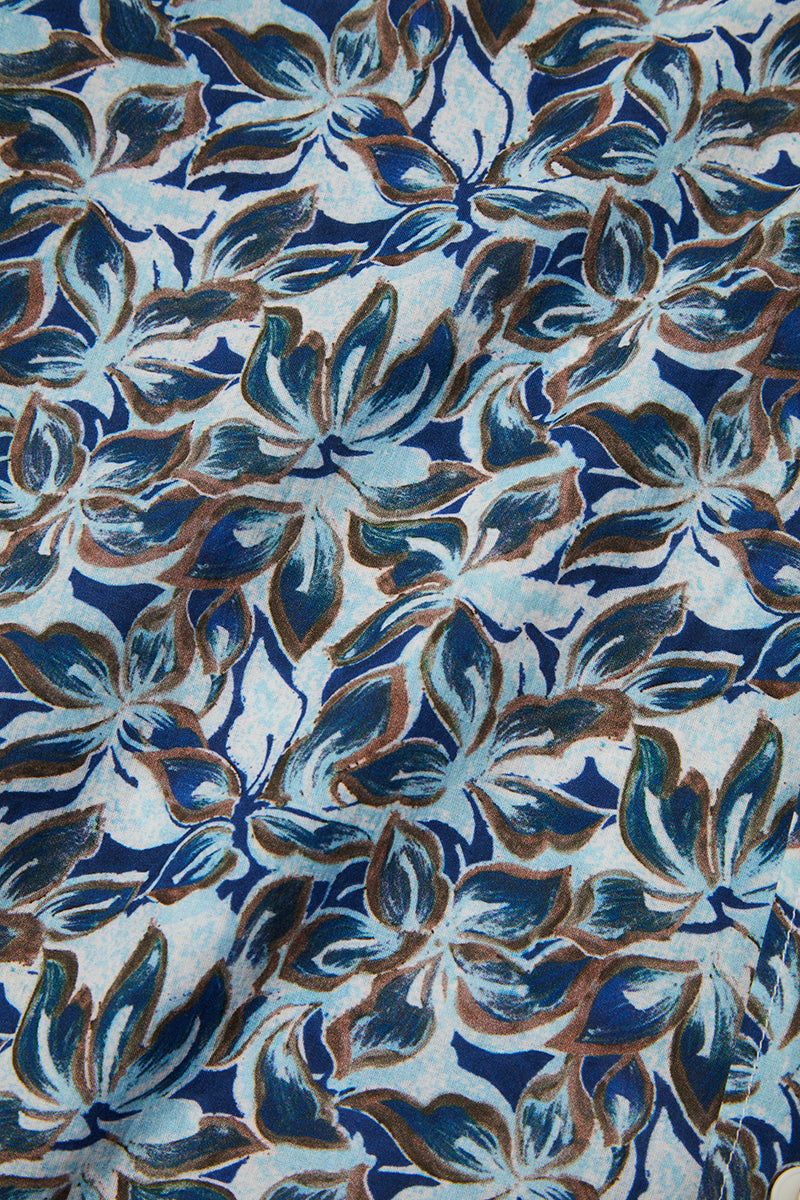 ファンタジープリントシャツ / Col:UNICA ブルー系