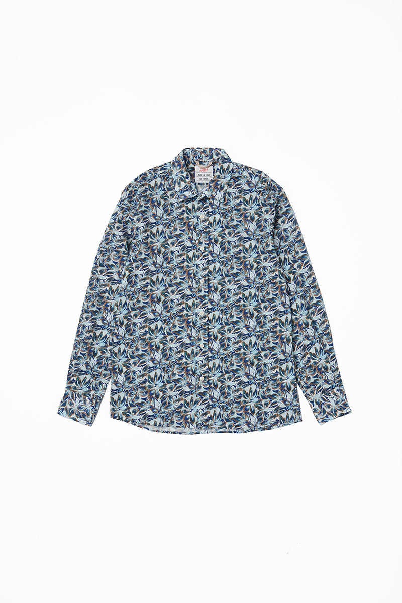 ファンタジープリントシャツ / Col:UNICA ブルー系