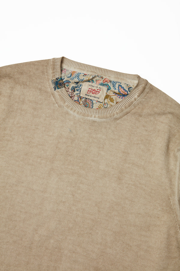 ガーメントダイニット / Col:YUTA ライトブラウン系