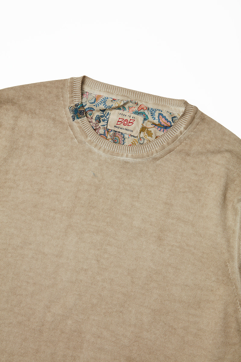 ガーメントダイニット / Col:YUTA ライトブラウン系