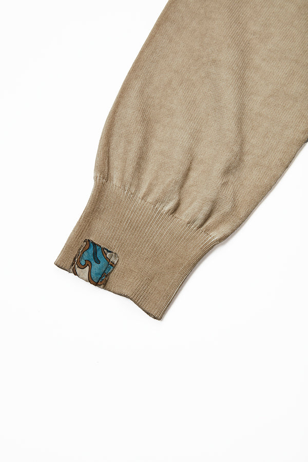 ガーメントダイニット / Col:YUTA ライトブラウン系