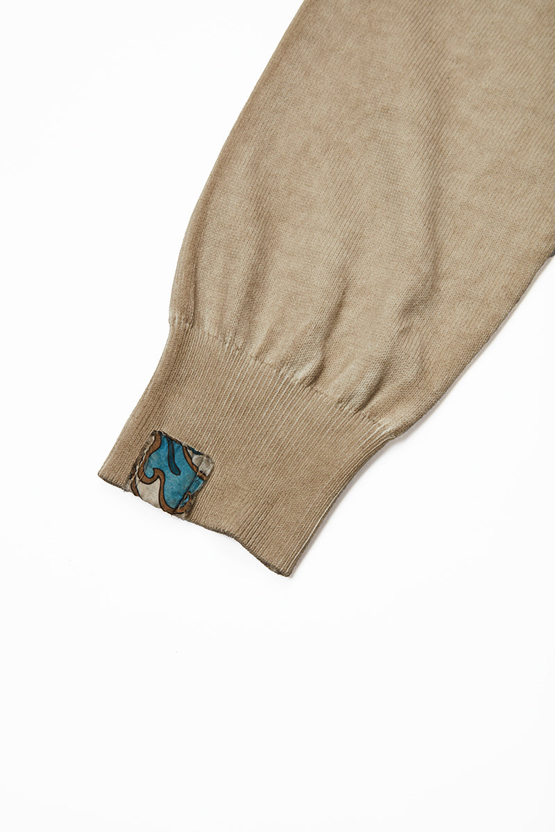 ガーメントダイニット / Col:YUTA ライトブラウン系