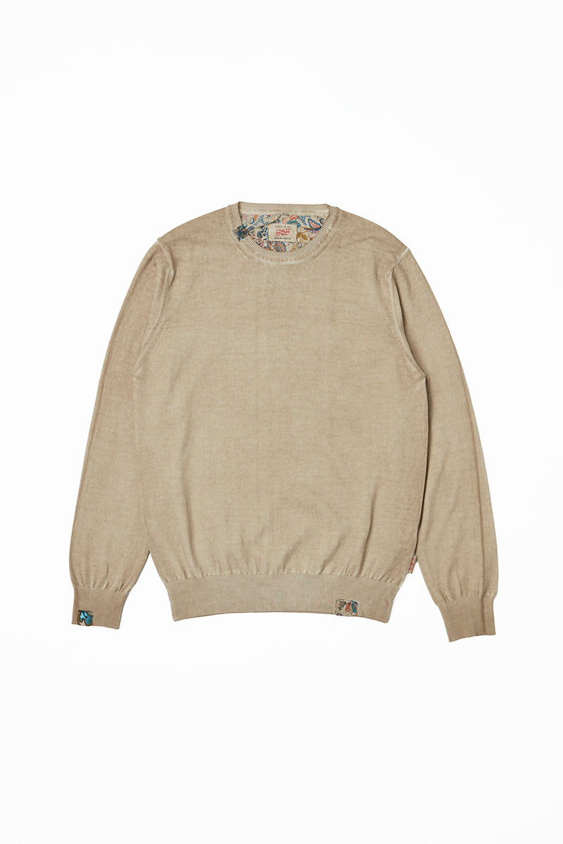 ガーメントダイニット / Col:YUTA ライトブラウン系