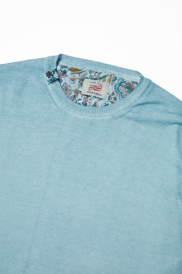 ガーメントダイニット / Col:CLOUD ブルー系