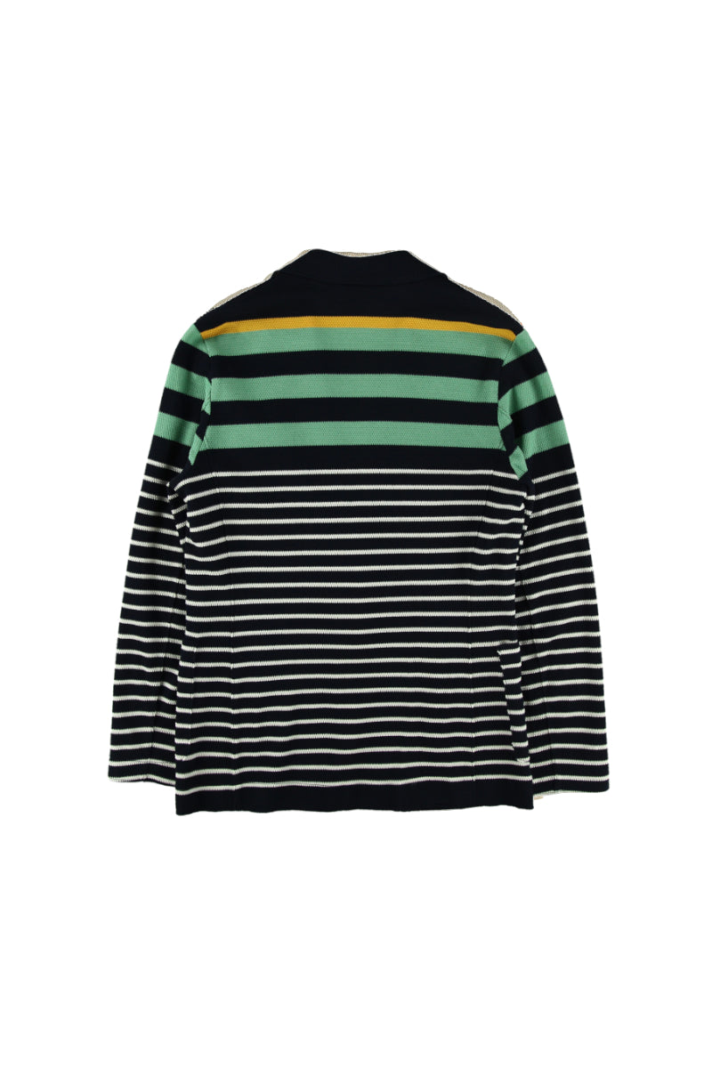 【24SS ARCHIVE ITEM】Multi-Border Easy Jacket / Col:VAR2 ネイビー系