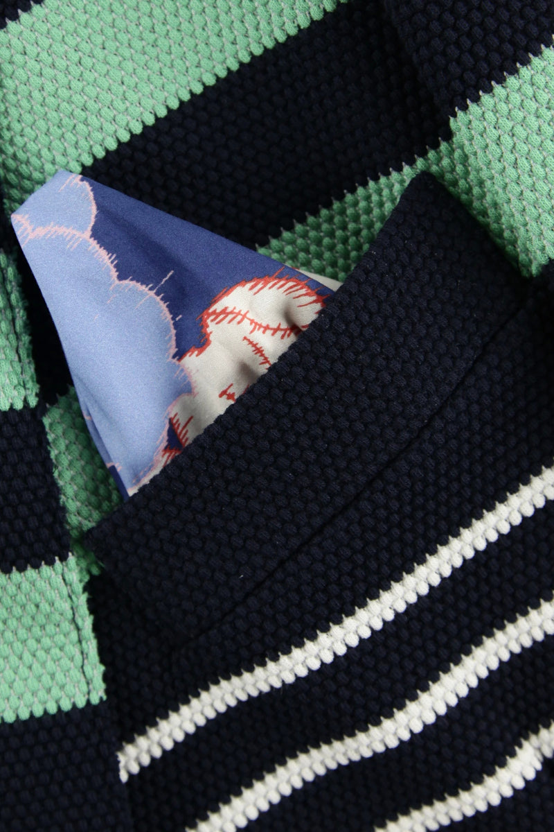 【24SS ARCHIVE ITEM】Multi-Border Easy Jacket / Col:VAR2 ネイビー系